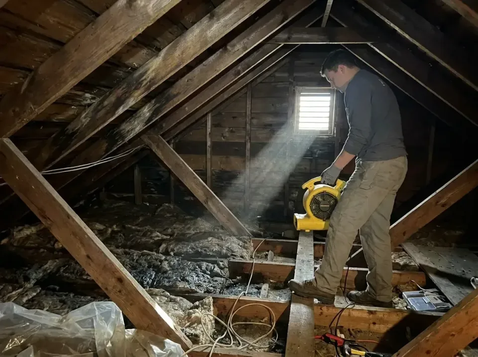 attic-water-damage-drying-proc-007 — frequently asked questions, Emergency Water Extraction & 24/7 Flood Response in Maquoke…